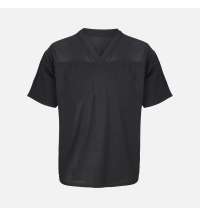 Футболка унисекс Nino с V-образным вырезом, черная