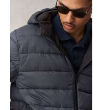 Куртка-парка унисекс Reverse, темно-синяя