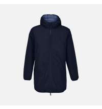 Куртка-парка унисекс Reverse, темно-синяя