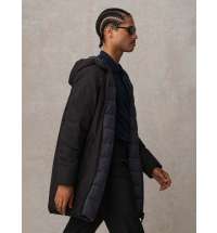 Куртка-парка унисекс Reverse, черная