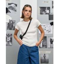 Футболка женская Sara, серый меланж