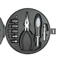 Набор инструментов в форме колеса TORQ, черный