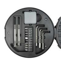 Набор инструментов в форме колеса TORQ, черный