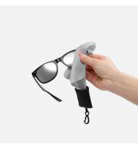 Очищающая салфетка Specta, серая с черным