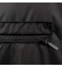 Дождевик-анорак Hard Work, укороченный, черный, единый размер