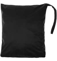 Дождевик-анорак Hard Work, укороченный, черный, единый размер