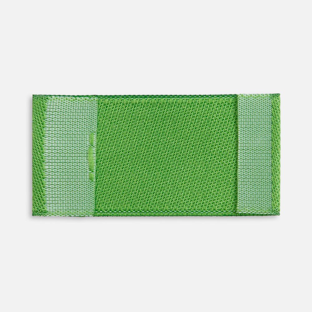 Лейбл тканевый Epsilon, XXS, зеленый (оливковый)