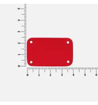 Лейбл Eta Soft Touch, S, красный