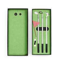 Настольный мини-гольф Golfink, черный с зеленым яблоком