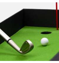 Настольный мини-гольф Golfink, черный с зеленым яблоком