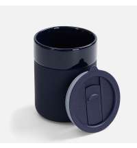 Кружка Nabo с силиконовым держателем, темно-синяя