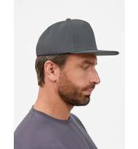 Бейсболка Epicore с прямым козырьком, серая