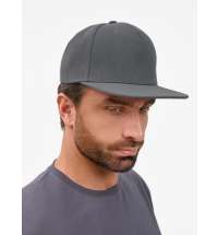 Бейсболка Epicore с прямым козырьком, серая