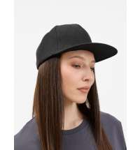 Бейсболка Epicore с прямым козырьком, черная