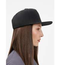 Бейсболка Epicore с прямым козырьком, черная