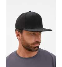 Бейсболка Epicore с прямым козырьком, черная