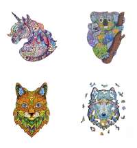 Пазлы деревянные Prezent Premium на заказ, S