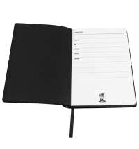 Ежедневник A5 недатированный Massimo в мягком переплёте, черный