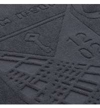 Полотенце на заказ Surpass с рельефным логотипом, среднее