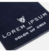 Полотенце на заказ Surpass с пестротканым логотипом, большое