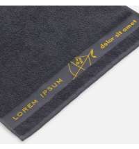 Полотенце на заказ Surpass с логотипом в бордюре, среднее