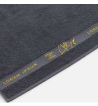 Полотенце на заказ Surpass с логотипом в бордюре, большое