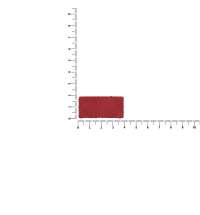 Лейбл кожаный Pasek, XS, красный