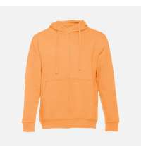 Толстовка мужская на молнии с капюшоном Amsterdam, светло-оранжевая