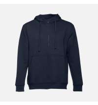 Толстовка мужская на молнии с капюшоном Amsterdam, темно-синяя