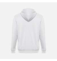 Толстовка мужская на молнии с капюшоном Amsterdam, белая