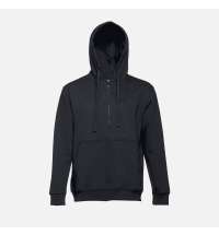 Толстовка мужская на молнии с капюшоном Amsterdam, черная