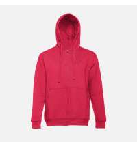 Толстовка мужская на молнии с капюшоном Amsterdam, красная