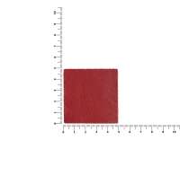 Лейбл кожаный Pasek, L, красный