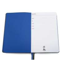 Ежедневник A5 недатированный Molfetta в мягком переплёте, серо-синий