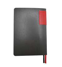 Ежедневник A5 недатированный Molfetta в мягком переплёте, серо-красный