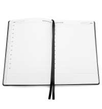 Ежедневник A5 недатированный Efemero в мягком переплёте, черный