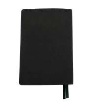 Ежедневник A5 недатированный Efemero в мягком переплёте, черный/тёмно-зеленый
