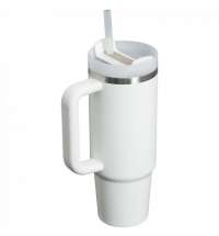 Термокружка Quencher H2.0 1180 с трубочкой, белая