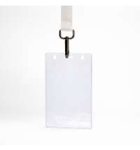 Лента для бейджа Flat, с карабином