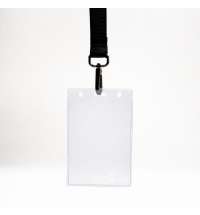 Лента для бейджа Flat, с карабином