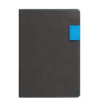 Ежедневник Flexy Freedom Latte А5, недатированный, в гибкой обложке серый/голубой