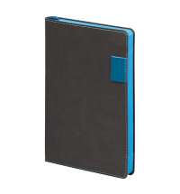 Ежедневник Flexy Freedom Latte А5, недатированный, в гибкой обложке серый/голубой