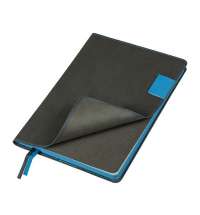 Ежедневник Flexy Freedom Latte А5, недатированный, в гибкой обложке серый/голубой