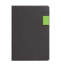 Ежедневник Flexy Freedom Latte А5, недатированный, в гибкой обложке серый/салатовый