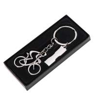 Брелок SILV CYCLIST; 4,0 x 4,0 x 0,4 см; металл