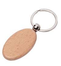 Брелок TIMBER OVAL; 5,2 x 3,2 см; дерево