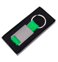 Брелок DARK JET; 2,8 x 6,2 x 0,6 см; зеленый, металл