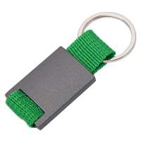 Брелок DARK JET; 2,8 x 6,2 x 0,6 см; зеленый, металл