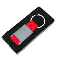 Брелок DARK JET; 2,8 x 6,2 x 0,6 см; красный, металл