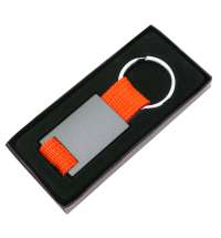 Брелок DARK JET; 2,8 x 6,2 x 0,6 см; оранжевый, металл